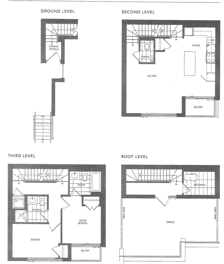 Floor plan — GRAYSON model Unit 1418