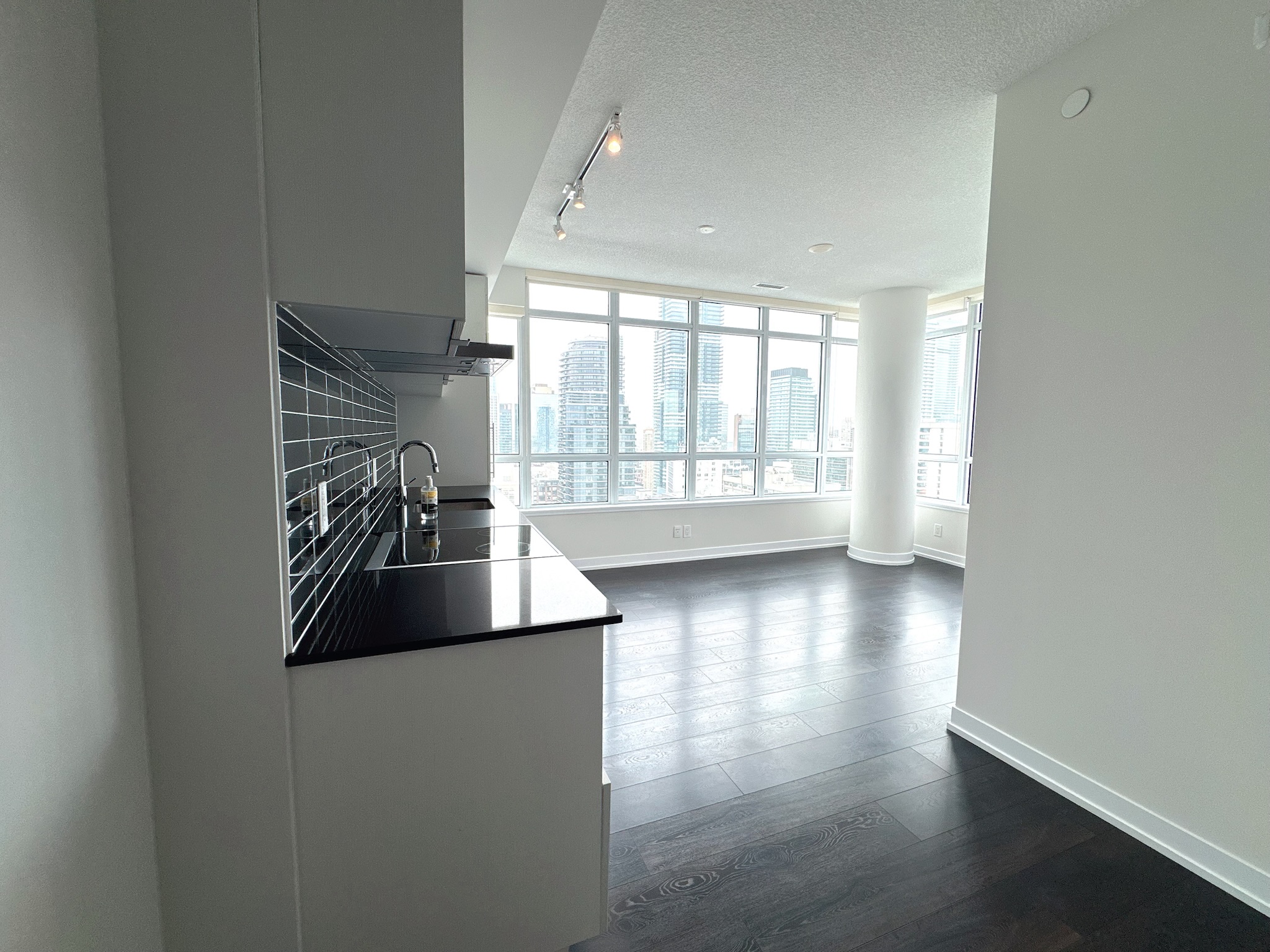 365 Church St #3003 — open-concept living and dining with northwest city views