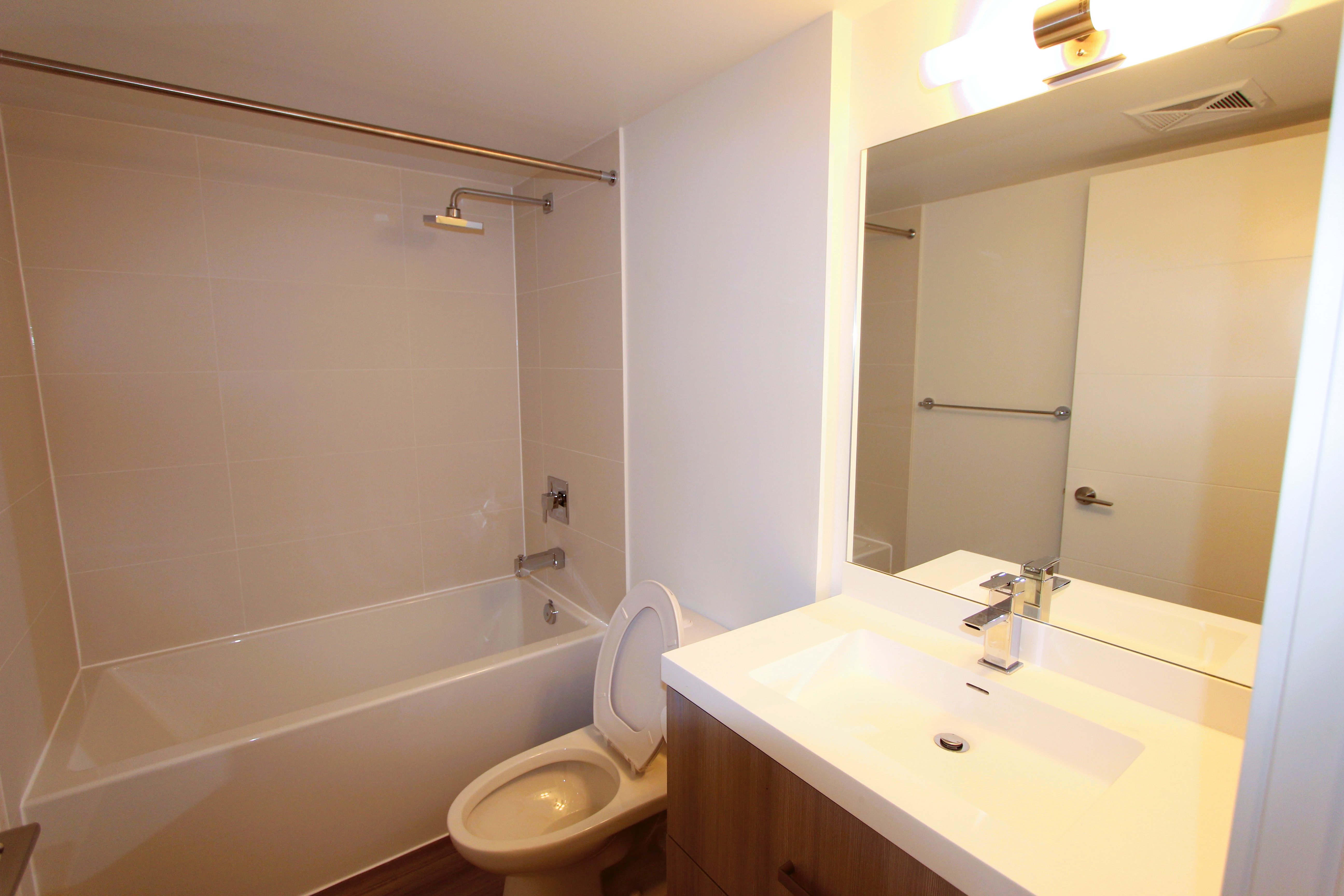 Second bedroom with double closet and large window